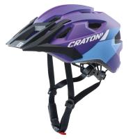 Cyklistická helma Cratoni AllRide fialová/modrá